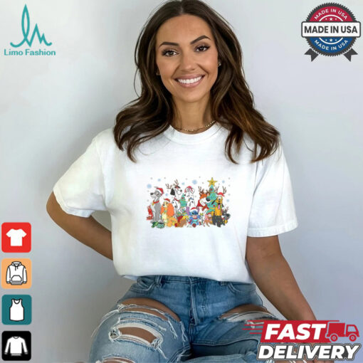 Disneyland Merry Christmas Dogs Shirt
