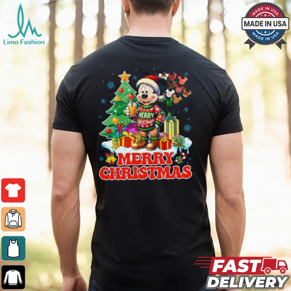 Disneyland Merry Christmas Mickey Mouse Shirt Disneyland Merry Christmas Mickey Mouse Shirt