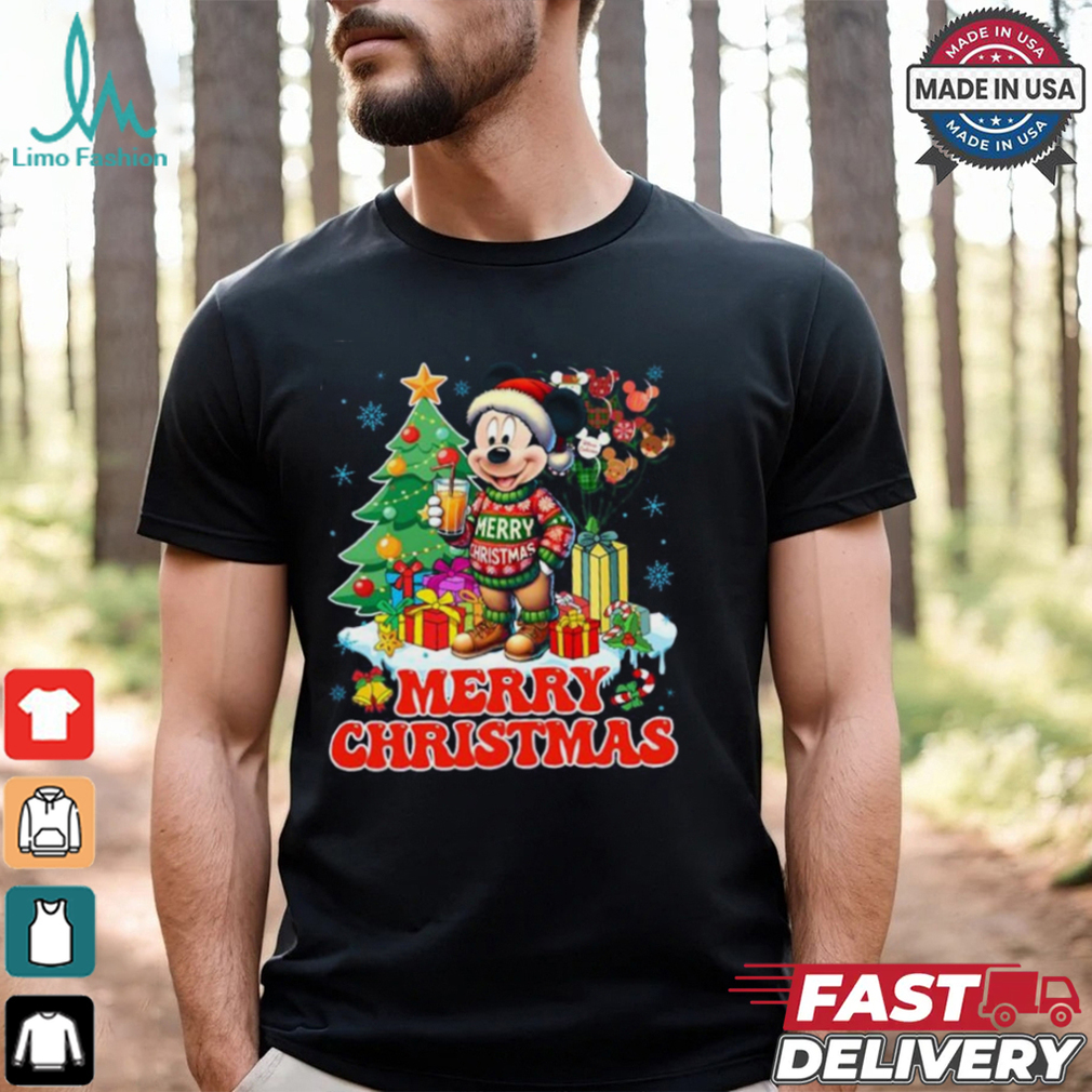 Disneyland Merry Christmas Mickey Mouse Shirt Disneyland Merry Christmas Mickey Mouse Shirt