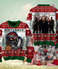 Disturbed Forever Fan 2024 Chirstmas Gifts 2024 Xmas For Family And Friends Ugly Sweater