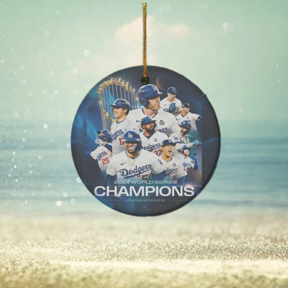 Dodgers World Series Champions 2024 Ornaments for Christmas Tree Dodgers World Series Champions 2024 Ornaments for Christmas Tree
