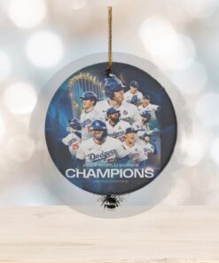 Dodgers World Series Champions 2024 Ornaments for Christmas Tree