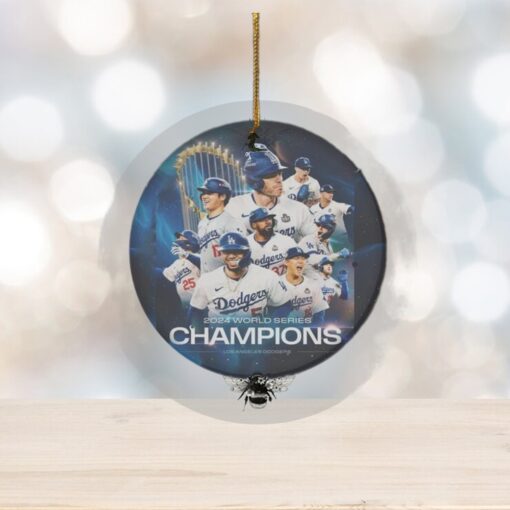 Dodgers World Series Champions 2024 Ornaments for Christmas Tree