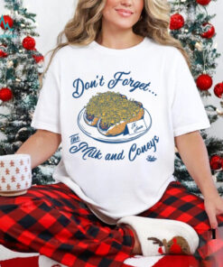 Don't Forget The Milk And Coneys Shirt