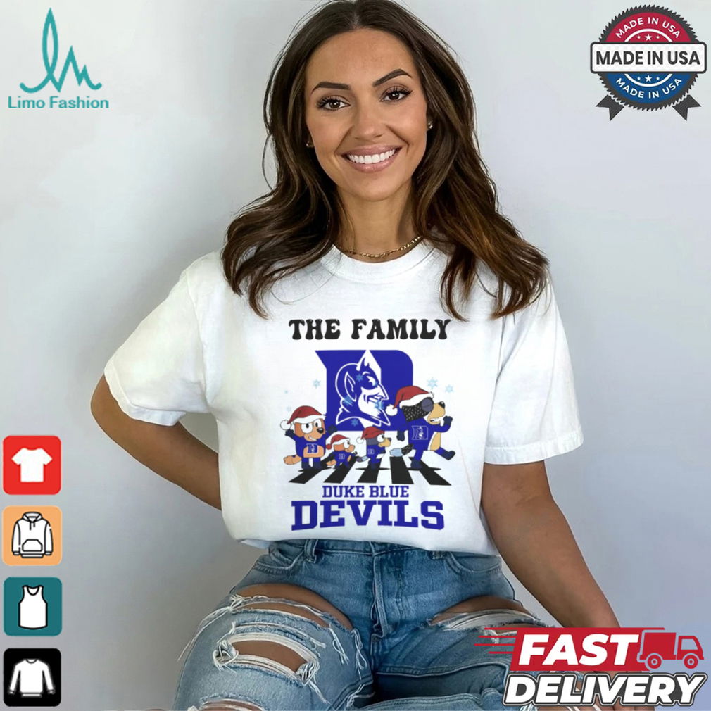 Duke Blue Devils X Family Bluey Merry Christmas 2024 Shirt Duke Blue Devils X Family Bluey Merry Christmas 2024 Shirt