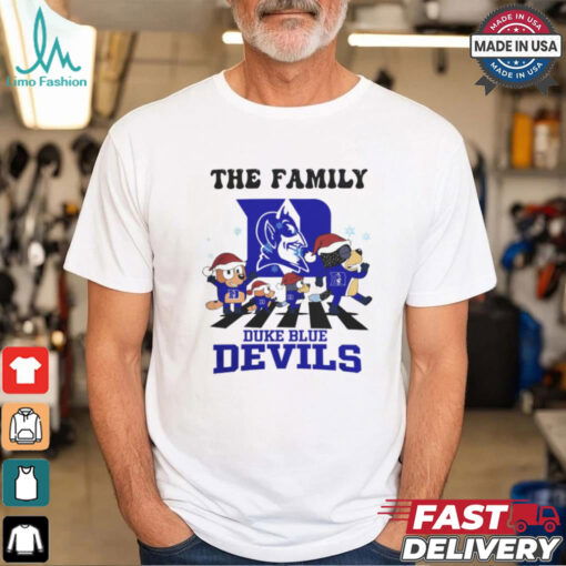 Duke Blue Devils X Family Bluey Merry Christmas 2024 Shirt