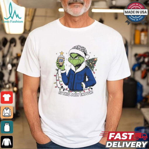 Duke Blue Devils x Santa Grinch Is This Jolly Enough Merry Christmas Shirt