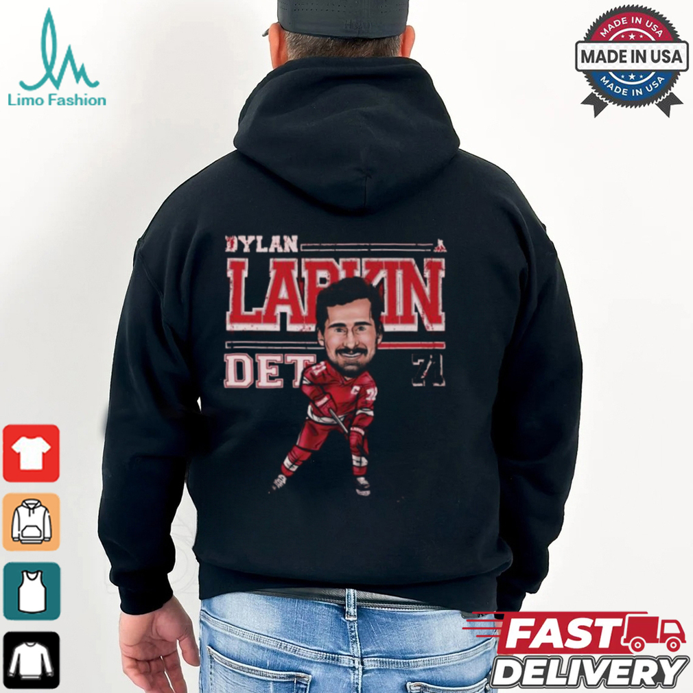 Dylan Larkin Detroit Red Wings Cartoon Shirt Dylan Larkin Detroit Red Wings Cartoon Shirt