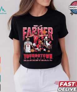 EJ Farmer Youngstown State Penguins Basketball 90s Graphic t shirt
