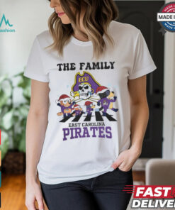 East Carolina Pirates X Family Bluey Merry Christmas 2024 Shirt