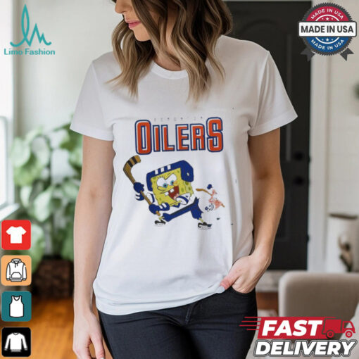 Edmonton Oilers Spongebob Hockey Shirt