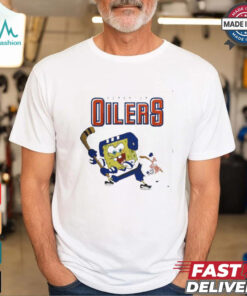 Edmonton Oilers Spongebob Hockey Shirt