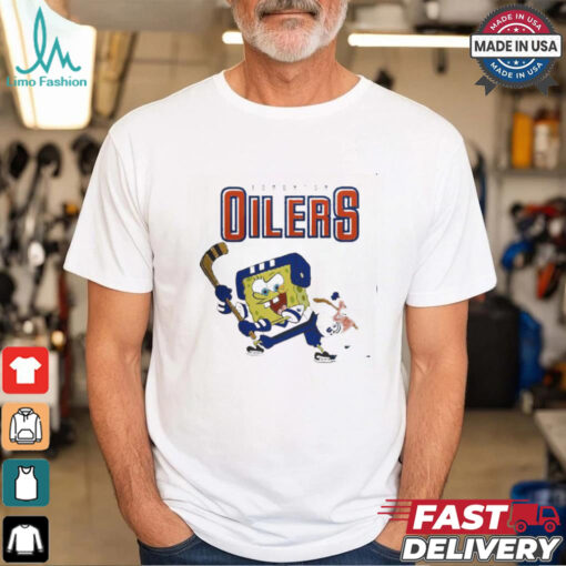 Edmonton Oilers Spongebob Hockey Shirt