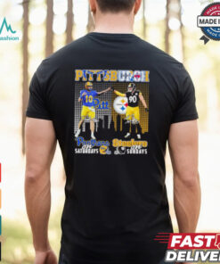 Eli Holstein Pitt Panthers On Saturdays X Tj Watt Pittsburgh Steelers On Sundays Shirt