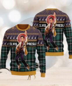 Elvis Presley A Fun Way To Celebrate Christmas Chirstmas Gifts 2024 Xmas For Family And Friends Ugly Sweater
