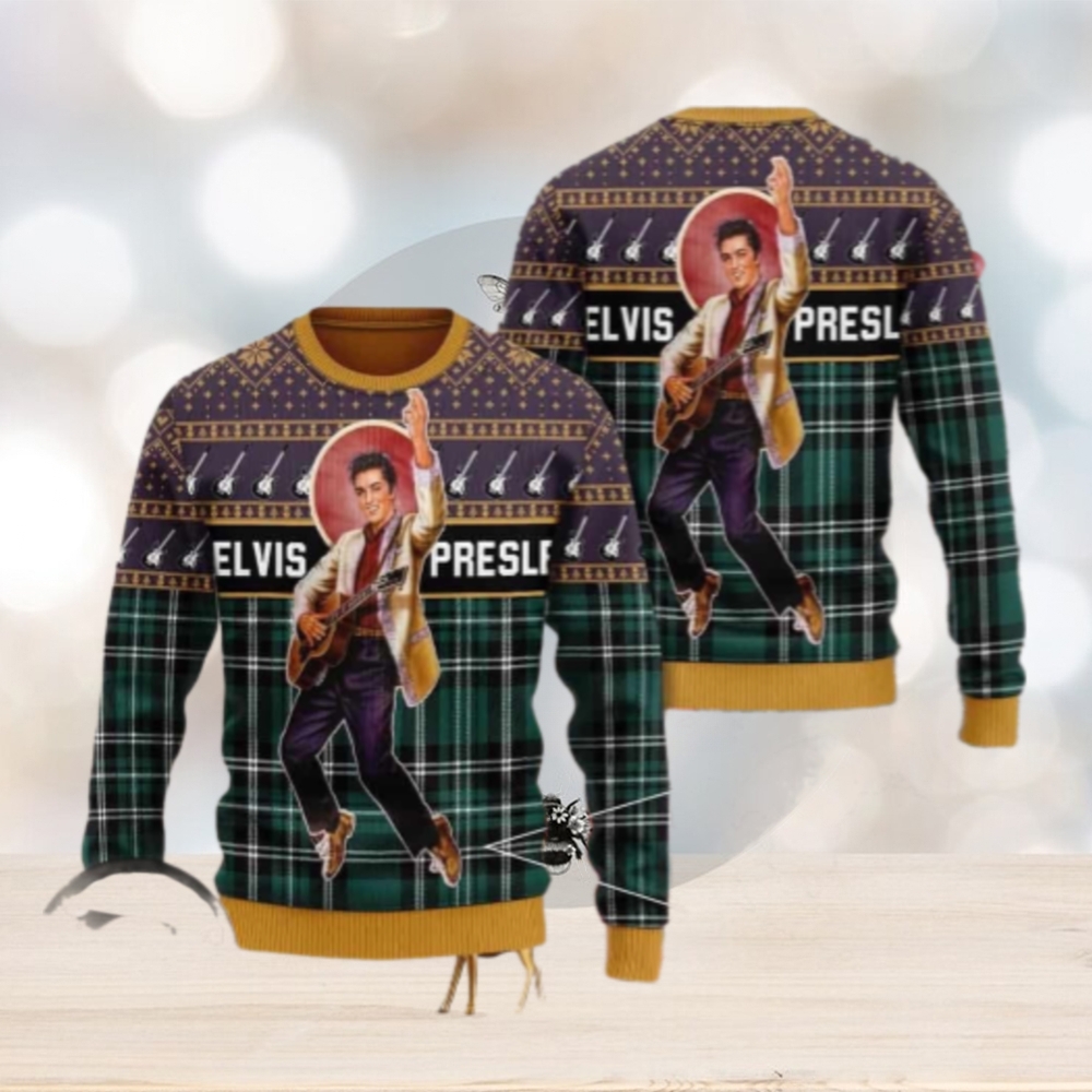 Elvis Presley A Fun Way To Celebrate Christmas Chirstmas Gifts 2024 Xmas For Family And Friends Ugly Sweater Elvis Presley A Fun Way To Celebrate Christmas Chirstmas Gifts 2024 Xmas For Family And Friends Ugly Sweater