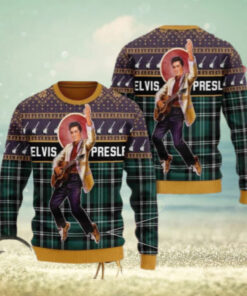 Elvis Presley A Fun Way To Celebrate Christmas Chirstmas Gifts 2024 Xmas For Family And Friends Ugly Sweater