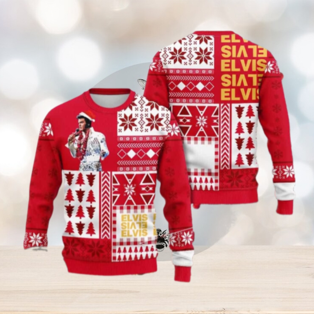 Elvis Presley A Unique Twist On Holiday Fashion Chirstmas Gifts 2024 Xmas For Family And Friends Ugly Sweater Elvis Presley A Unique Twist On Holiday Fashion Chirstmas Gifts 2024 Xmas For Family And Friends Ugly Sweater
