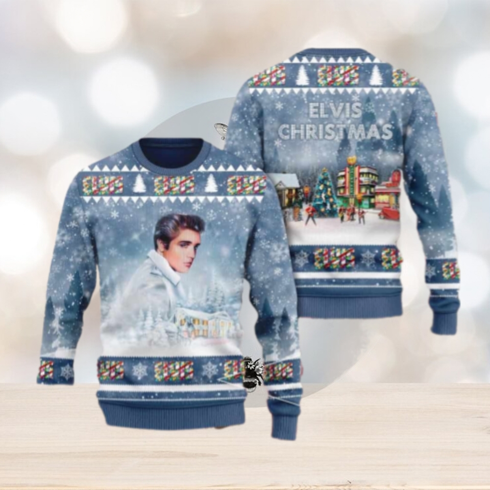 Elvis Presley An Iconic Look Chirstmas Gifts 2024 Xmas For Family And Friends Ugly Sweater Elvis Presley An Iconic Look Chirstmas Gifts 2024 Xmas For Family And Friends Ugly Sweater