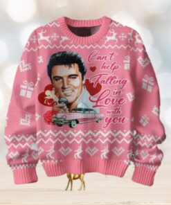Elvis Presley Cant Help Falling In Love With You Valentine Chirstmas Gifts 2024 Xmas For Family And Friends Ugly Sweater