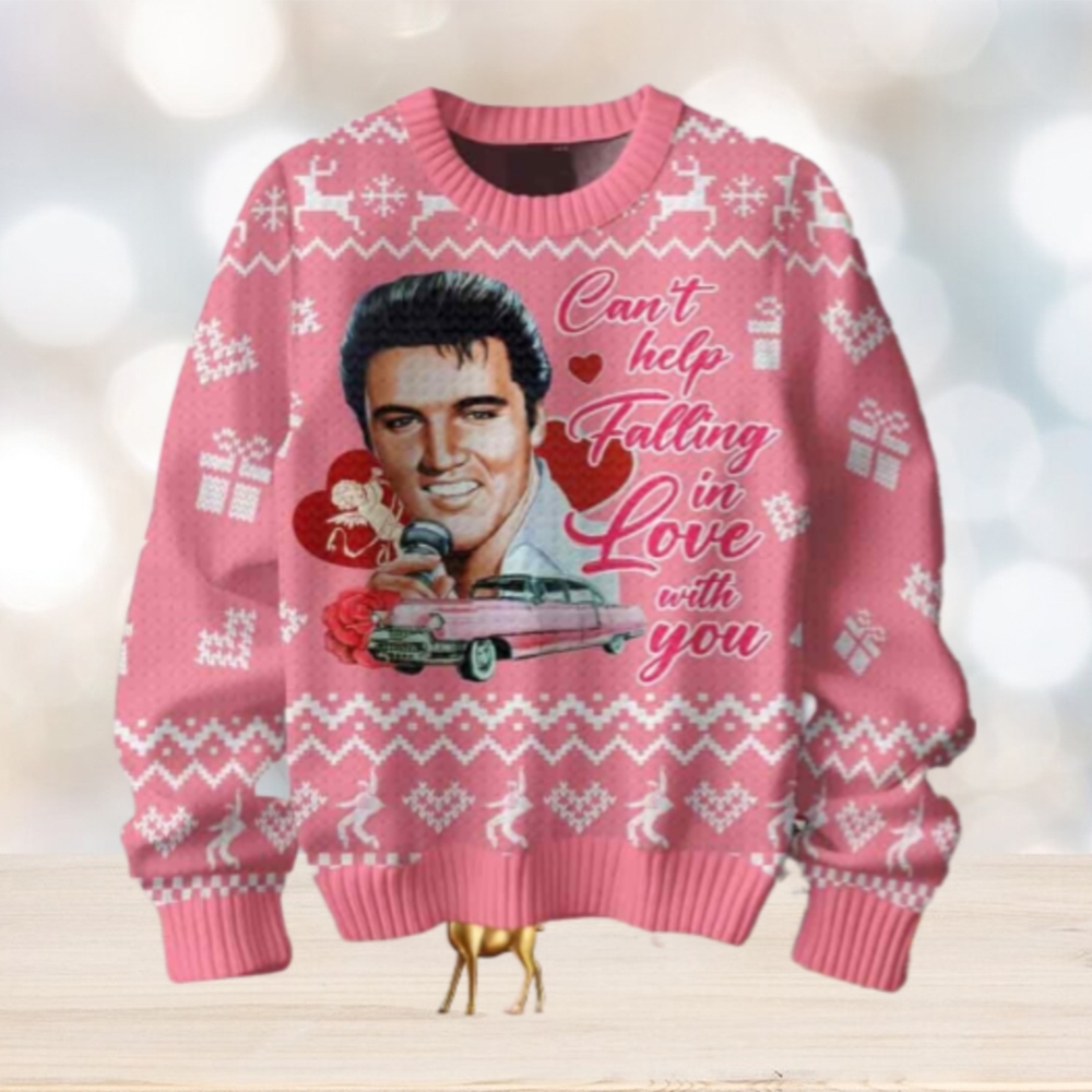 Elvis Presley Cant Help Falling In Love With You Valentine Chirstmas Gifts 2024 Xmas For Family And Friends Ugly Sweater Elvis Presley Cant Help Falling In Love With You Valentine Chirstmas Gifts 2024 Xmas For Family And Friends Ugly Sweater