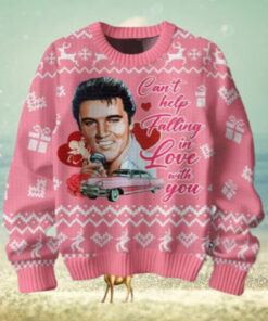 Elvis Presley Cant Help Falling In Love With You Valentine Chirstmas Gifts 2024 Xmas For Family And Friends Ugly Sweater