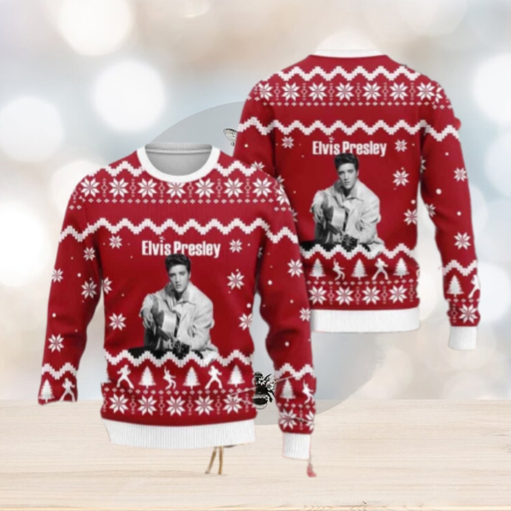 Elvis Presley Look Fit For A King Chirstmas Gifts 2024 Xmas For Family And Friends Ugly Sweater Elvis Presley Look Fit For A King Chirstmas Gifts 2024 Xmas For Family And Friends Ugly Sweater