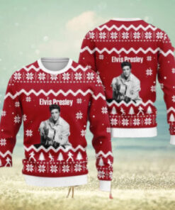 Elvis Presley Look Fit For A King Chirstmas Gifts 2024 Xmas For Family And Friends Ugly Sweater