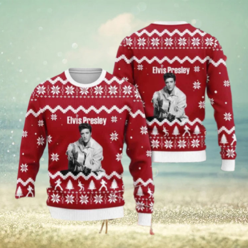 Elvis Presley Look Fit For A King Chirstmas Gifts 2024 Xmas For Family And Friends Ugly Sweater Elvis Presley Look Fit For A King Chirstmas Gifts 2024 Xmas For Family And Friends Ugly Sweater