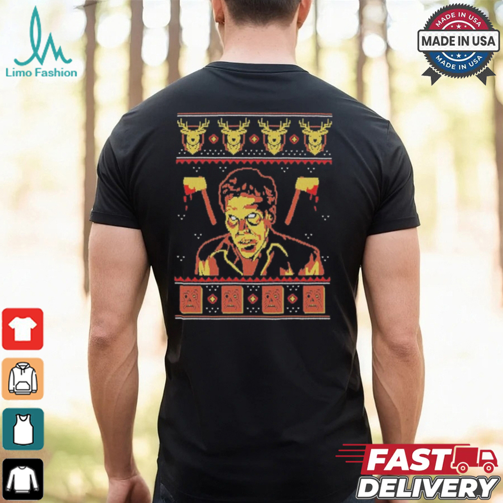 Evil Dead 2 Groovy Christmas Shirt Evil Dead 2 Groovy Christmas Shirt