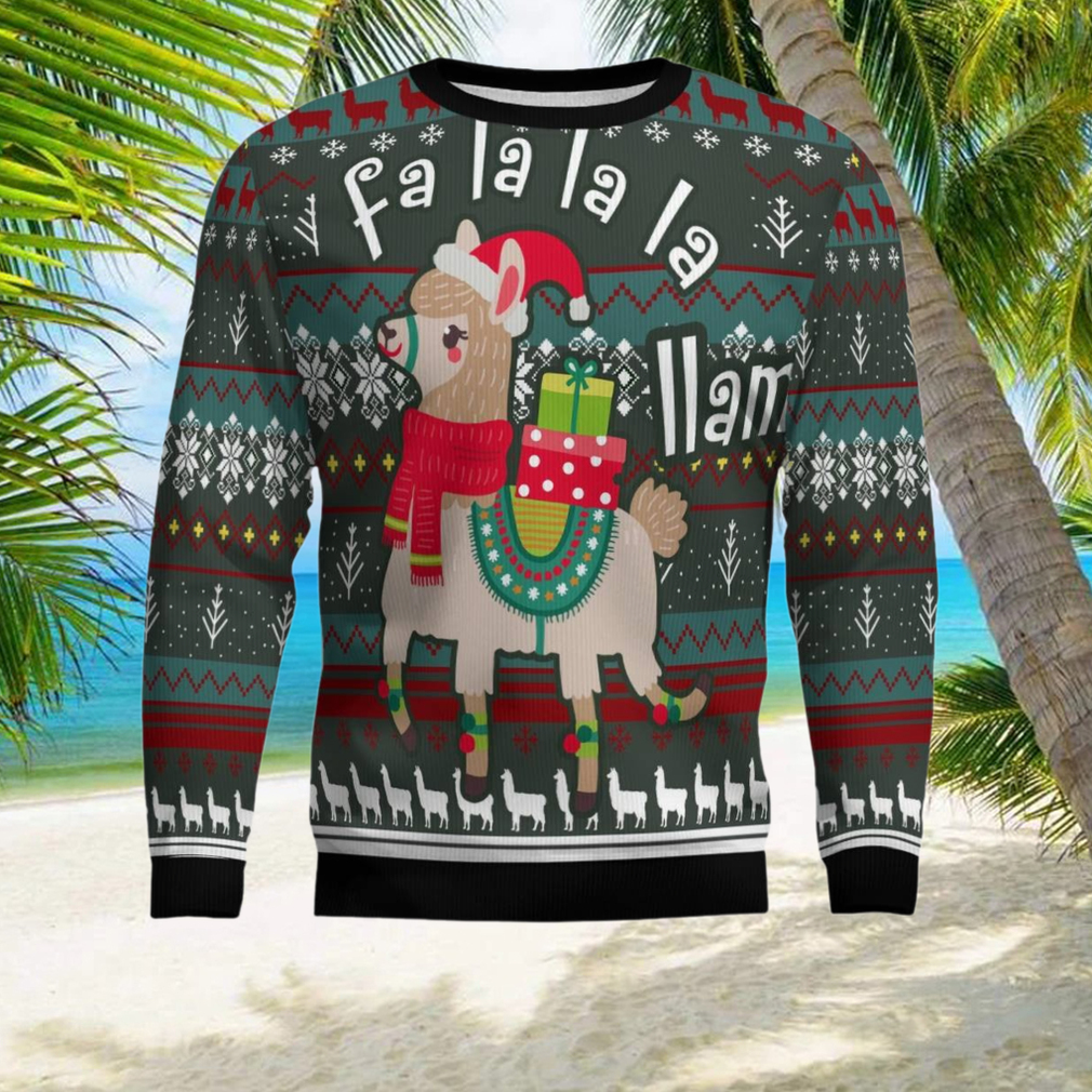Fa La La La Llama Ugly Christmas Sweater Fa La La La Llama Ugly Christmas Sweater