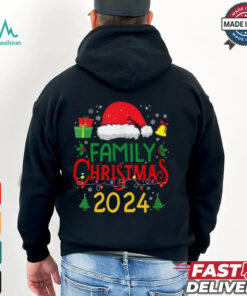 Family Christmas 2024 Cute Santa Claus Hat Shirt