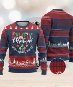 Family Xmas 2024 Ugly Christmas Sweater Making Memories Together Family Matching