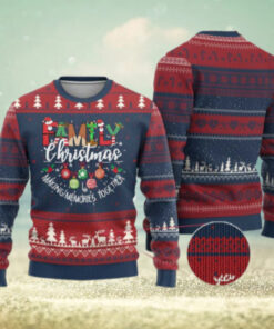 Family Xmas 2024 Ugly Christmas Sweater Making Memories Together Family Matching