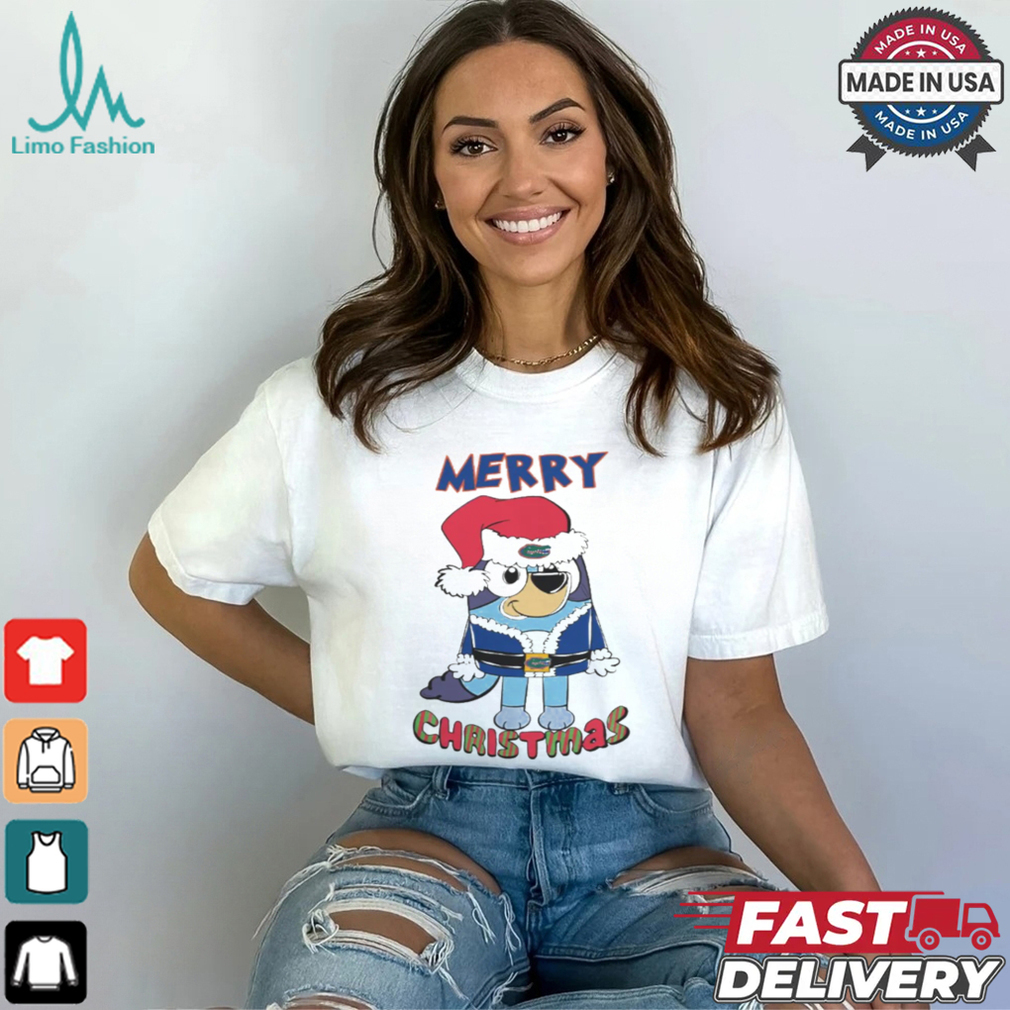 Florida Gators Bluey Merry Christmas 2024 Shirt Florida Gators Bluey Merry Christmas 2024 Shirt
