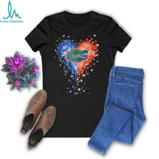 Florida Gators Crystal Heart Shirt