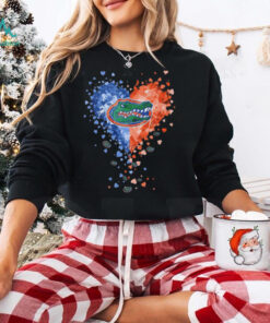 Florida Gators Crystal Heart Shirt