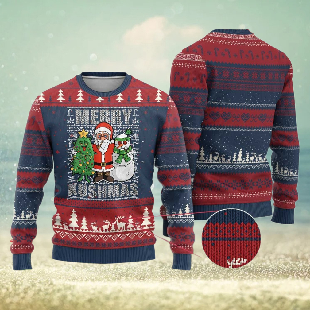 Funny Weed Xmas Ugly Christmas Sweater Merry Kushmas Naughty Santa Snowman Cannabis Funny Weed Xmas Ugly Christmas Sweater Merry Kushmas Naughty Santa Snowman Cannabis