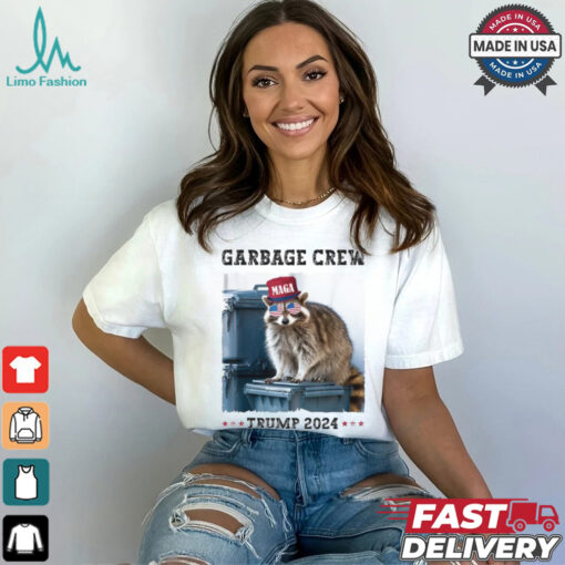 Garbage Crew Maga Trump 2024 Raccoon T shirts