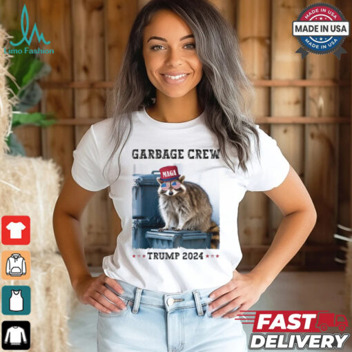 Garbage Crew Maga Trump 2024 Raccoon T shirts