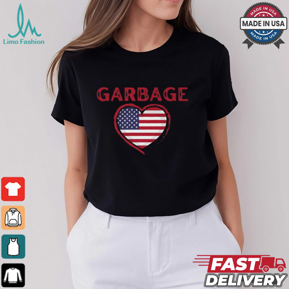 Garbage Heart America Flag T shirts Garbage Heart America Flag T shirts