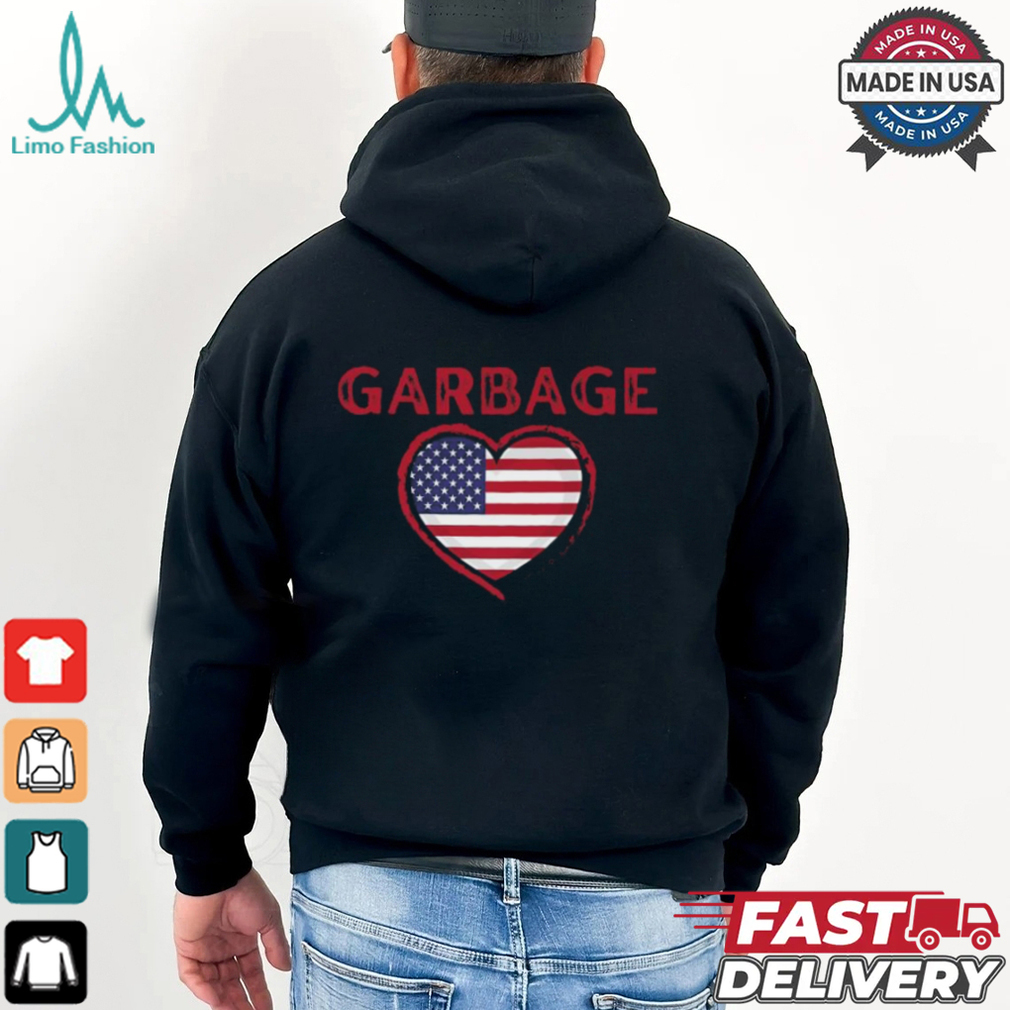 Garbage Heart America Flag T shirts Garbage Heart America Flag T shirts