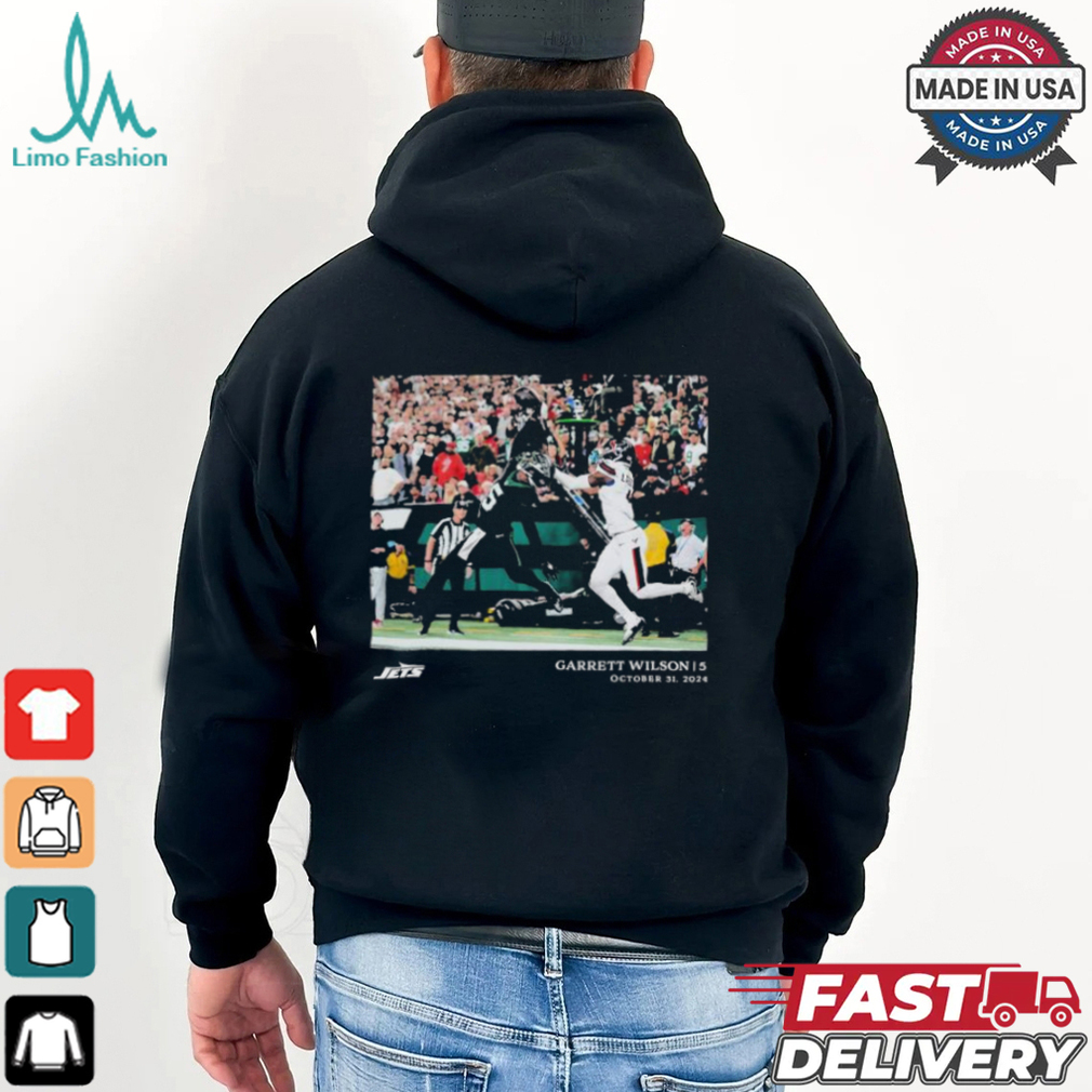 Garrett Wilson New York Jets 5 October 31 2024 NFL Flash Features Week 9 T Shirt Garrett Wilson New York Jets 5 October 31 2024 NFL Flash Features Week 9 T Shirt