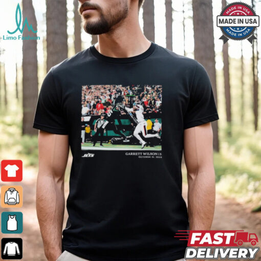 Garrett Wilson New York Jets 5 October 31 2024 NFL Flash Features Week 9 T Shirt