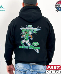 Garrett Wilson New York Jets NFL Blitz Player T Shirts