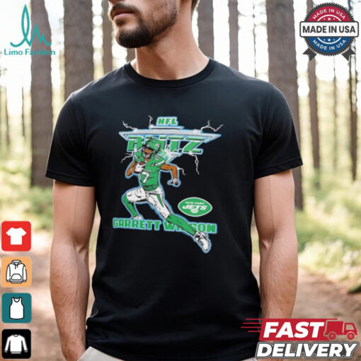 Garrett Wilson New York Jets NFL Blitz Player T Shirts