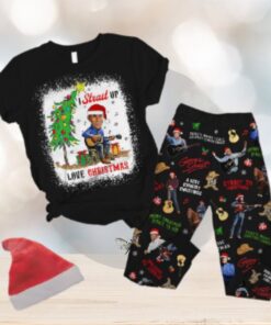 George Strait I Strait Up Love Christmas Pajamas Set