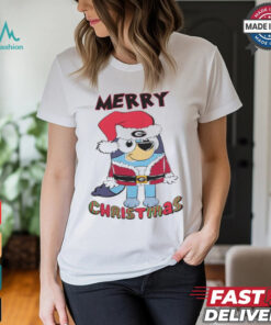 Georgia Bulldogs Bluey Merry Christmas 2024 Shirt