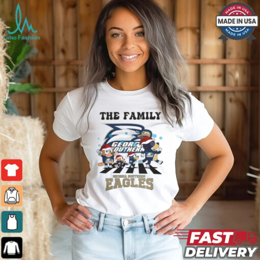 Georgia Southern Eagles X Family Bluey Merry Christmas 2024 Shirt