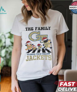 Georgia Tech Yellow Jackets X Family Bluey Merry Christmas 2024 Shirt